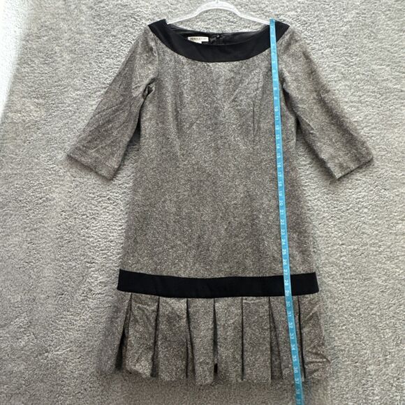 Vintage Pendleton Dress 10 Academia Wool Silk 90s Pleats Capsule Quiet Luxury - Picture 10 of 16